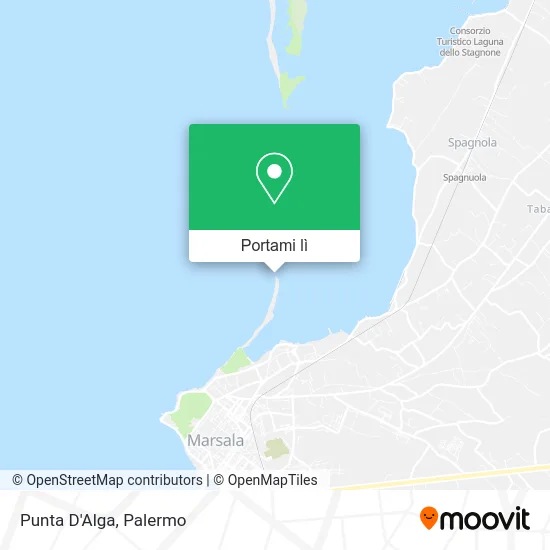 Mappa Punta D'Alga
