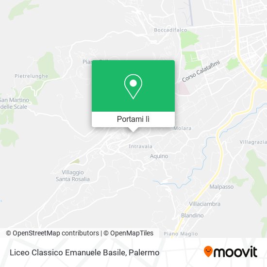 Mappa Liceo Classico Emanuele Basile