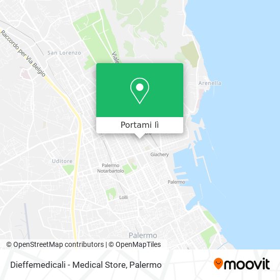 Mappa Dieffemedicali - Medical Store