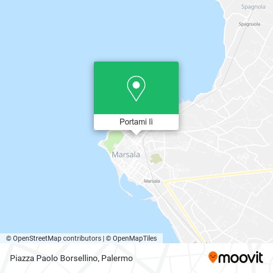 Mappa Piazza Paolo Borsellino