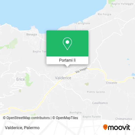Mappa Valderice