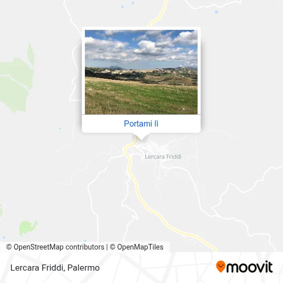 Mappa Lercara Friddi