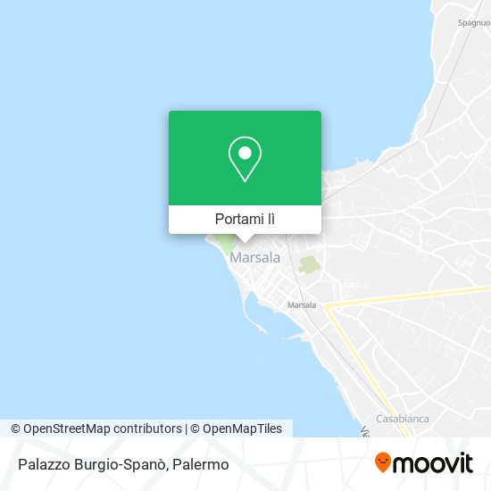 Mappa Palazzo Burgio-Spanò