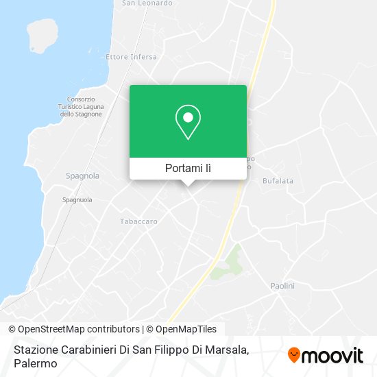 Mappa Stazione Carabinieri Di San Filippo Di Marsala