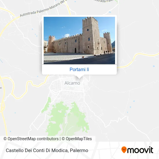 Mappa Castello Dei Conti Di Modica