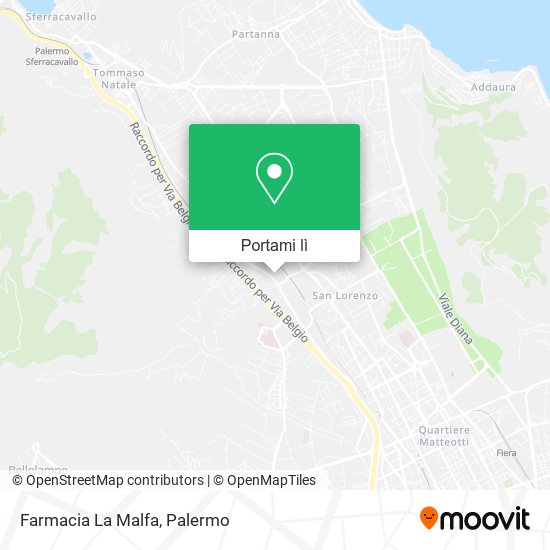 Mappa Farmacia La Malfa