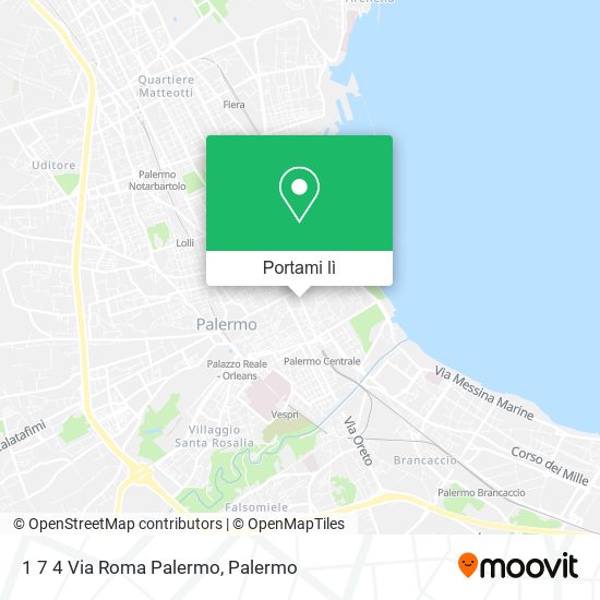 Mappa 1 7 4 Via Roma Palermo