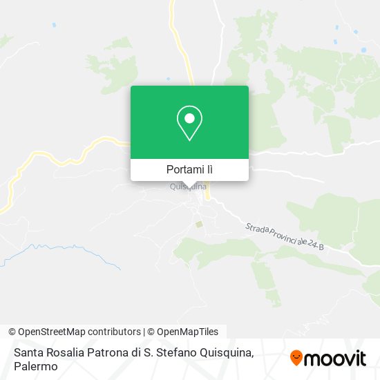 Mappa Santa Rosalia Patrona di S. Stefano Quisquina