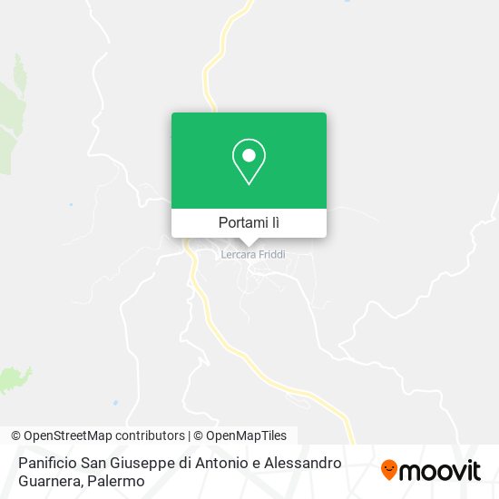 Mappa Panificio San Giuseppe di Antonio e Alessandro Guarnera