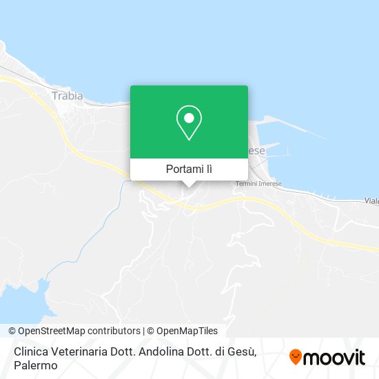 Mappa Clinica Veterinaria Dott. Andolina Dott. di Gesù