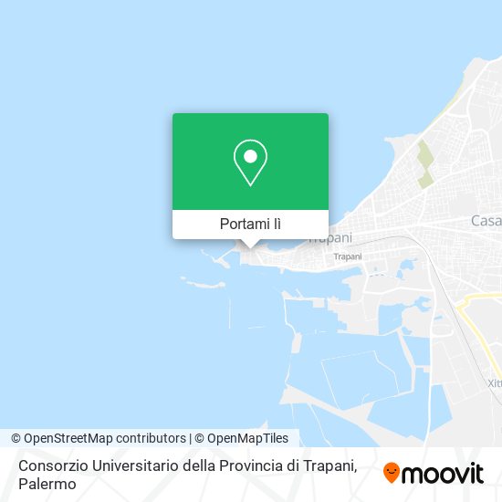 Mappa Consorzio Universitario della Provincia di Trapani