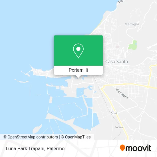 Mappa Luna Park Trapani