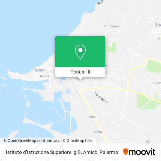 Mappa Istituto d'Istruzione Superiore 'g.B. Amicò