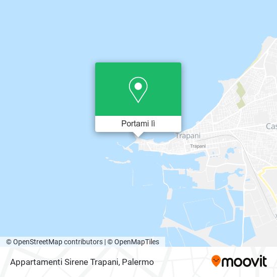 Mappa Appartamenti Sirene Trapani