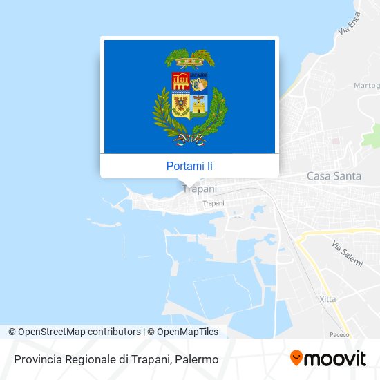 Mappa Provincia Regionale di Trapani