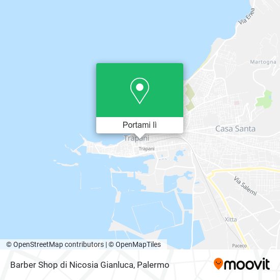 Mappa Barber Shop di Nicosia Gianluca