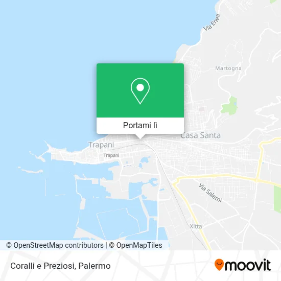 Mappa Coralli e Preziosi