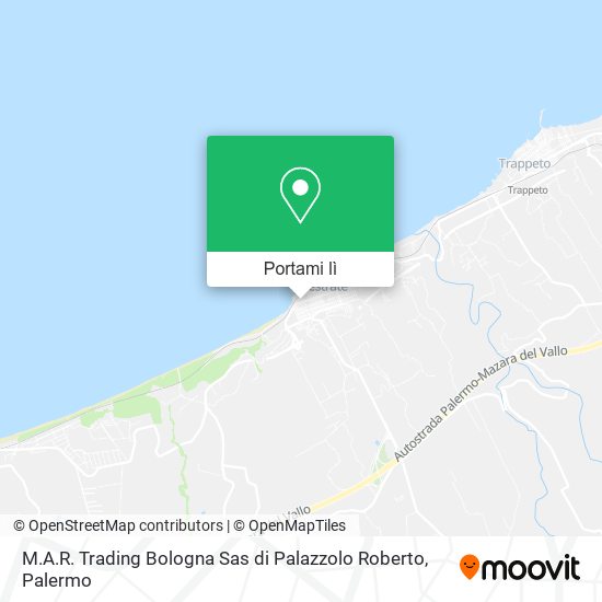 Mappa M.A.R. Trading Bologna Sas di Palazzolo Roberto