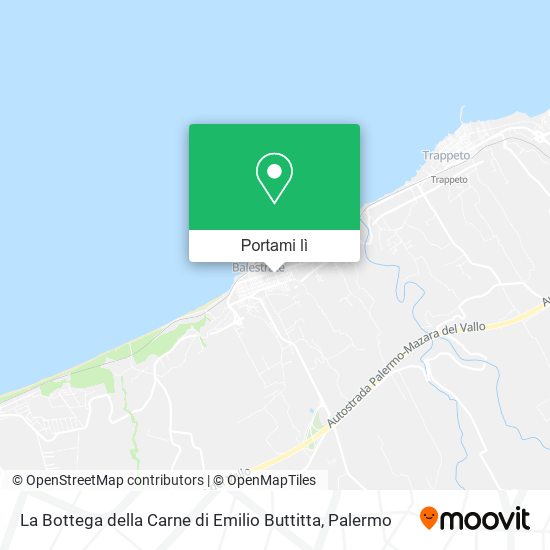 Mappa La Bottega della Carne di Emilio Buttitta