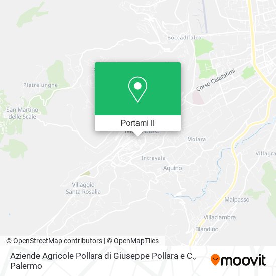 Mappa Aziende Agricole Pollara di Giuseppe Pollara e C.