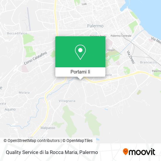Mappa Quality Service di la Rocca Maria