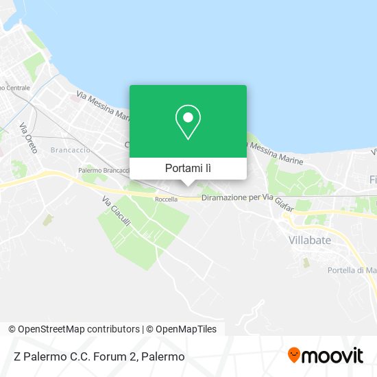 Mappa Z Palermo C.C. Forum 2