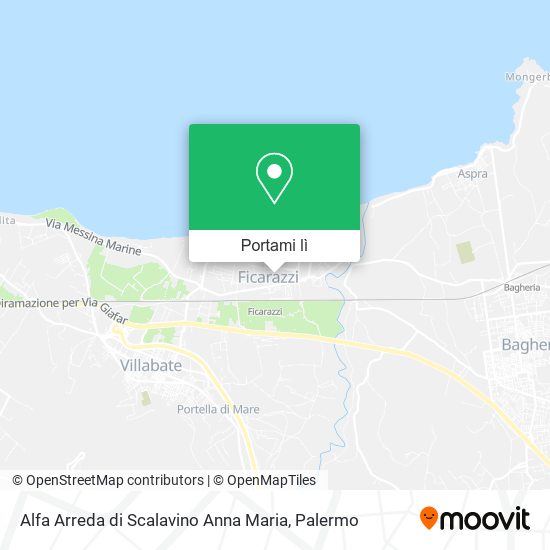 Mappa Alfa Arreda di Scalavino Anna Maria