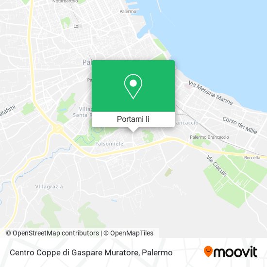 Mappa Centro Coppe di Gaspare Muratore