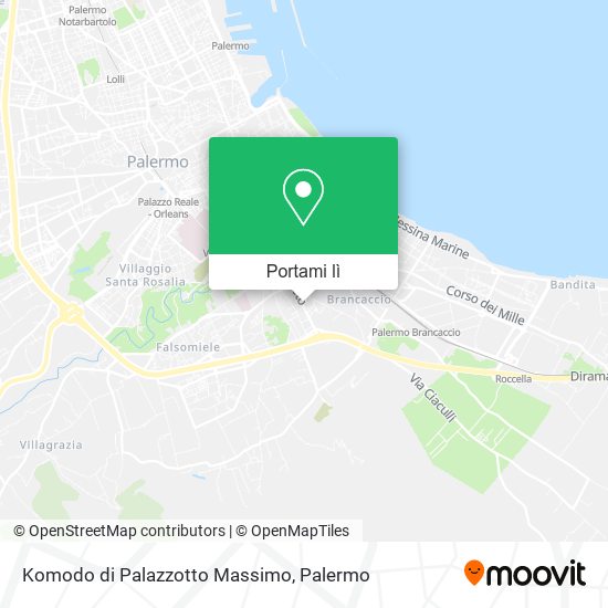 Mappa Komodo di Palazzotto Massimo