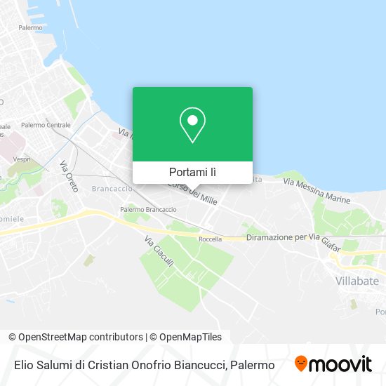 Mappa Elio Salumi di Cristian Onofrio Biancucci