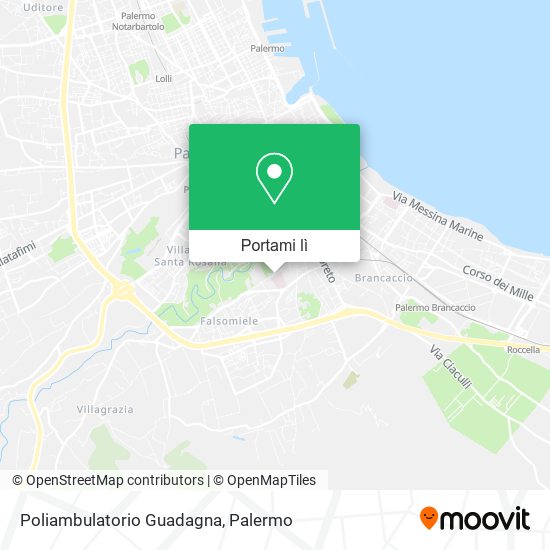Mappa Poliambulatorio Guadagna