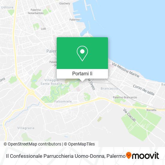 Mappa Il Confessionale Parrucchieria Uomo-Donna
