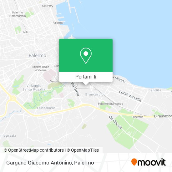 Mappa Gargano Giacomo Antonino