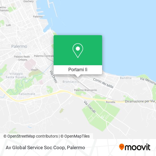 Mappa Av Global Service Soc Coop