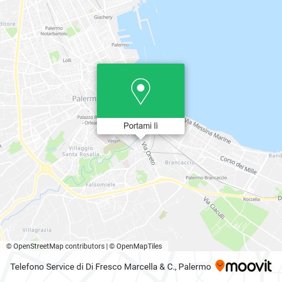 Mappa Telefono Service di Di Fresco Marcella & C.