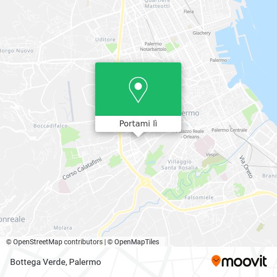 Mappa Bottega Verde