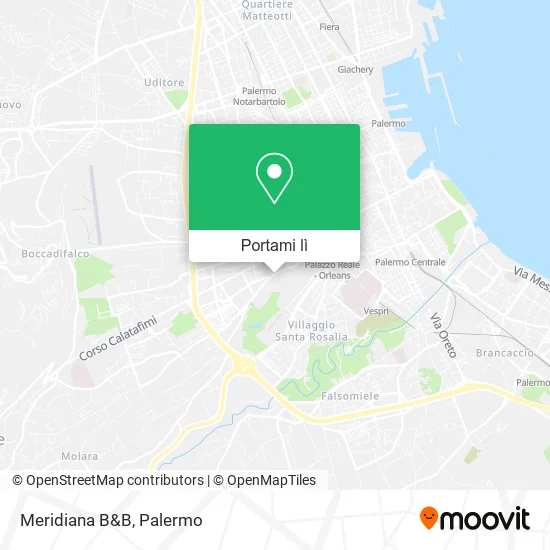 Mappa Meridiana B&B