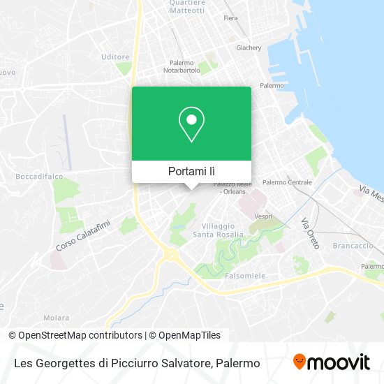 Mappa Les Georgettes di Picciurro Salvatore
