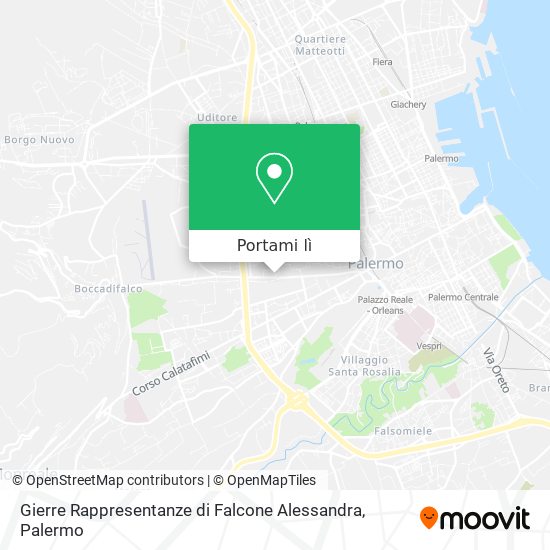 Mappa Gierre Rappresentanze di Falcone Alessandra