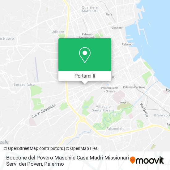 Mappa Boccone del Povero Maschile Casa Madri Missionari Servi dei Poveri