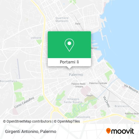 Mappa Girgenti Antonino