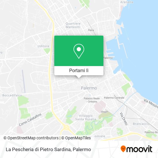 Mappa La Pescheria di Pietro Sardina