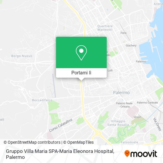 Mappa Gruppo Villa Maria SPA-Maria Eleonora Hospital