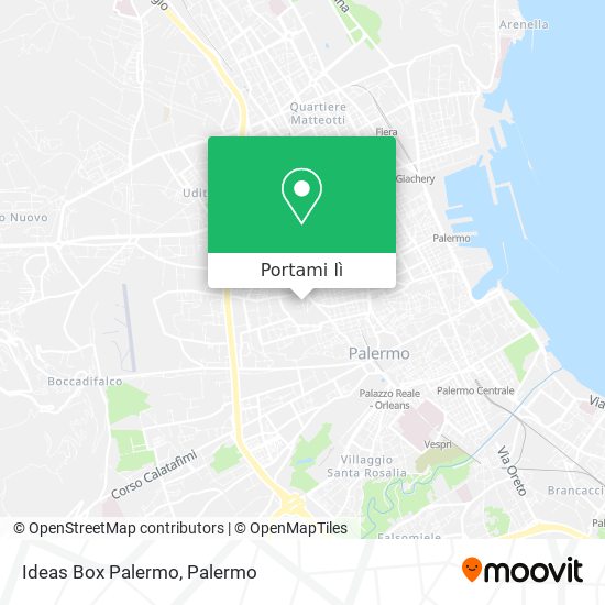 Mappa Ideas Box Palermo