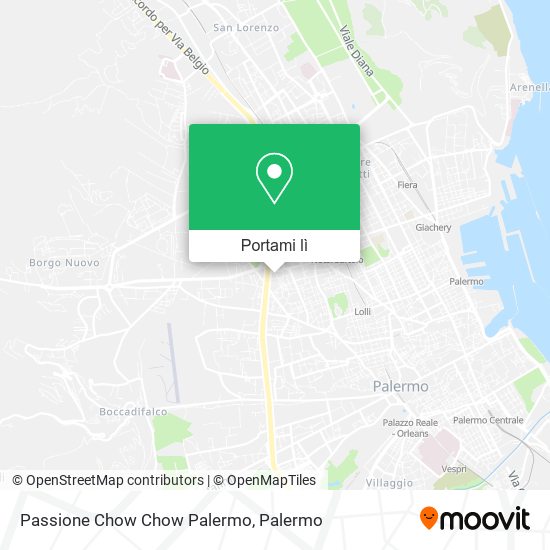 Mappa Passione Chow Chow Palermo