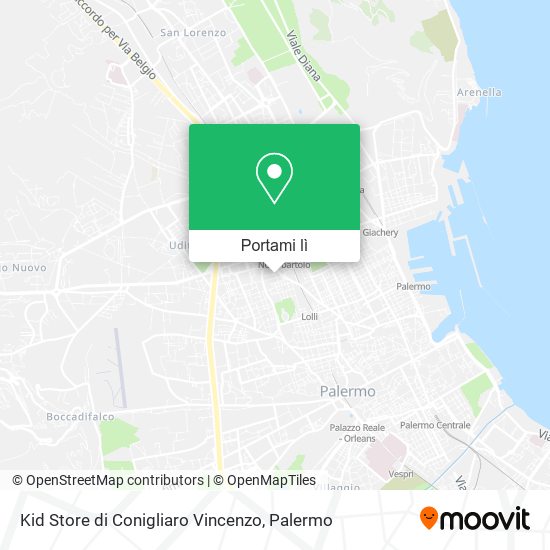 Mappa Kid Store di Conigliaro Vincenzo