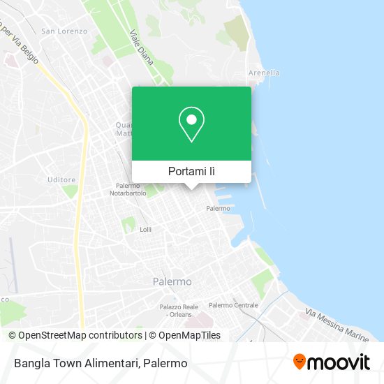 Mappa Bangla Town Alimentari