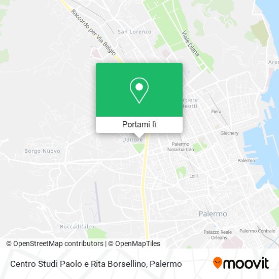 Mappa Centro Studi Paolo e Rita Borsellino
