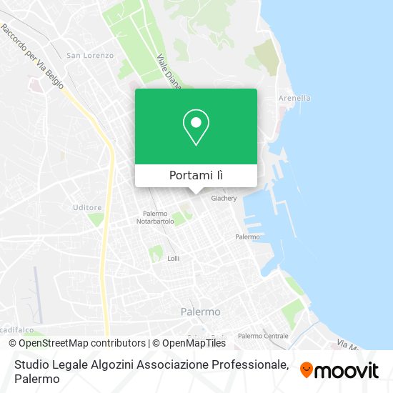 Mappa Studio Legale Algozini Associazione Professionale