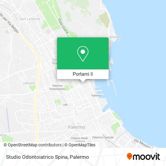 Mappa Studio Odontoiatrico Spina